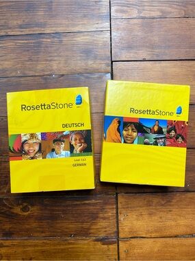 Rosetta Stone Deutsch German level 1 & 2 Version 3 personal edition